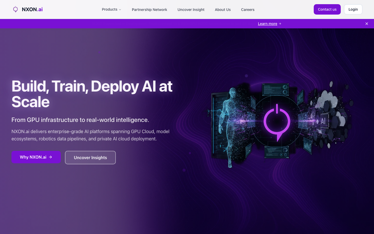 NXON.ai website screenshot
